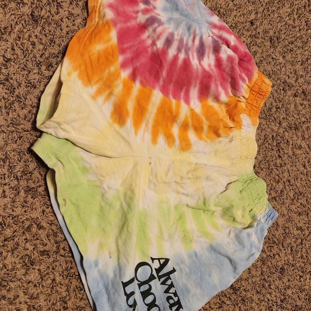 Mighty Fine Pastel Tie-Dye Shorts